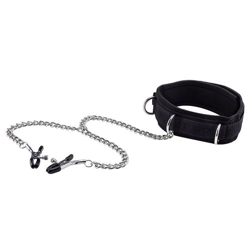 Collier Velcro Avec Pince A Mamelon Ouch!