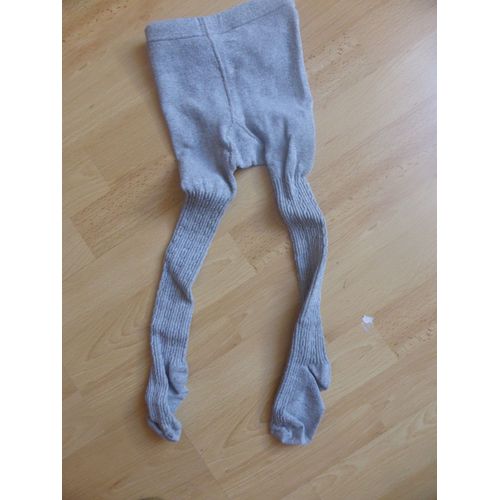 Collants Pas De Marque Coton 2 Ans Gris