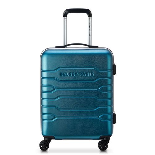 DELSEY PARIS - NOSYBE - Valise cabine rigide 55 cm x 40 cm x 20 cm - 34 L - S - Bleu vert