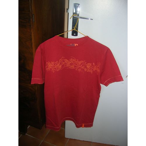 T-Shirt Celio Manches Courtes Coton M Rouge