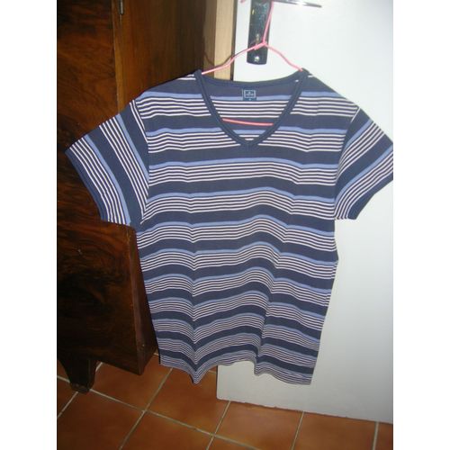 T-Shirt Celio Manches Courtes Coton M Multicolore