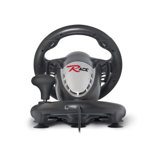 Suza Spirit Of Gamer Race Pro Wheel - Ensemble Volant, Pédales Et Levier De Vitesse - Filaire - Pour Sony Playstation 2, Pc, Sony Playstation 3
