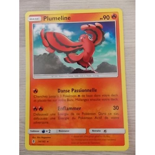 Carte Pokemon Plumeline 14/145 Sl2 Gardiens Ascendants