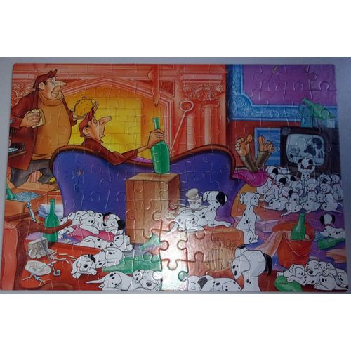 Puzzle Vintage "Les 101 Dalmatiens" 104 Pièces - Clementoni