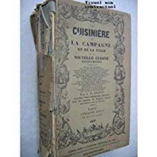 La Cuisiniere De La Campagne Et De La Ville Ou Nouvelle Cuisine ?Conomique