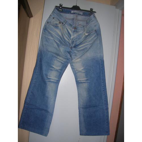 Jean Zara Jeans Boot Cut Coton Fr 46 Us 36-37 Bleu