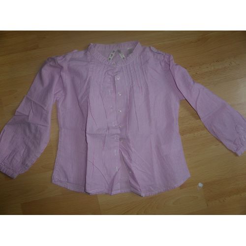 Chemise Okaïdi Coton 4 Ans Rose