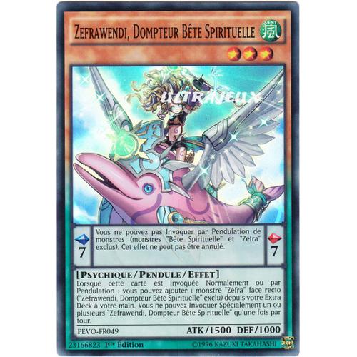 Yu-Gi-Oh! - Pevo-Fr049 - Zefrawendi, Dompteur Bête Spirituelle - Super Rare