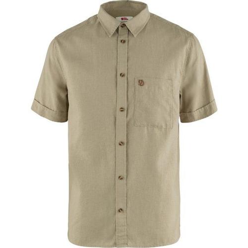 Övik Travel Shirt Ss - Chemise Homme Sand Stone M - M