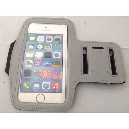 Brassard Sport Pour Smartphone 5.5" Et Iphone Gris