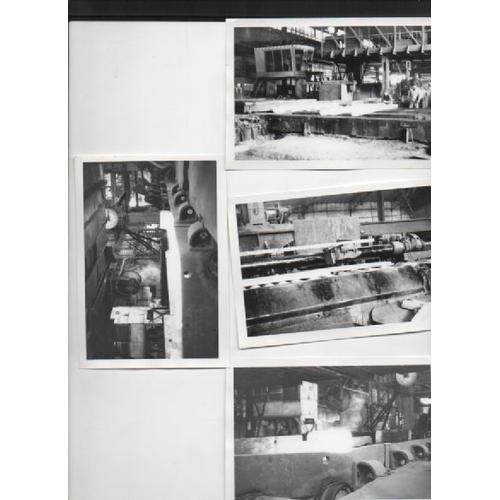 Lot De 4 Photos Usine Le Creusot Schneider 1965