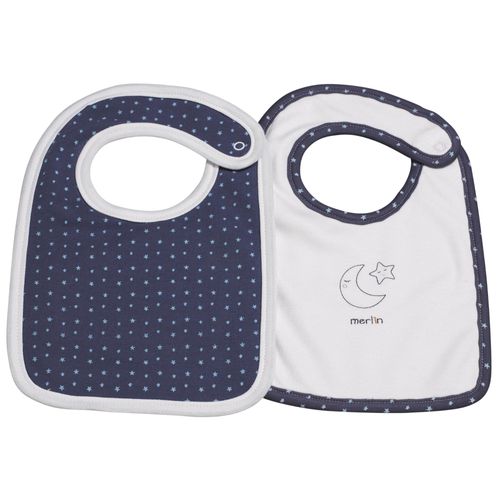 Lot De 2 Bavoirs Merlin - Sauthon