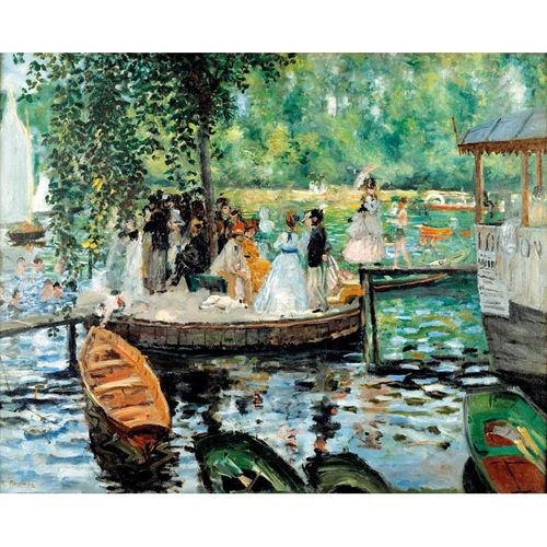 Puzzle 1200 Pièces Puzzle En Bois - Renoir Auguste : La Grenouillère, 1869