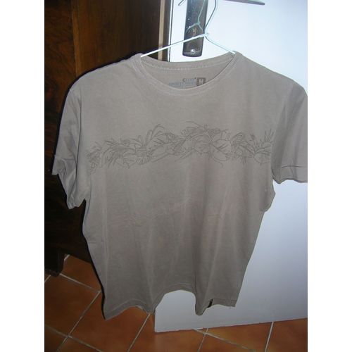 T-Shirt Celio Manches Courtes Coton M Kaki