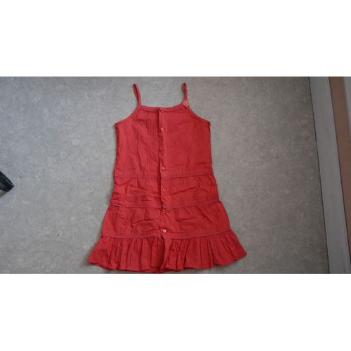 Robe Sergent Major 7 Ans Saumon À Petites Bretelles Tbe