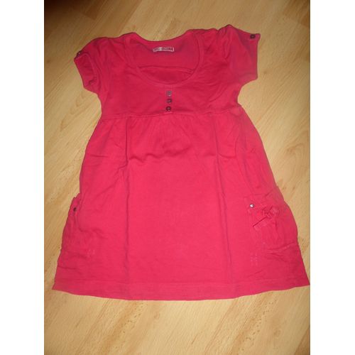 Robe Du Pareil Au Même Coton 4 Ans Rouge