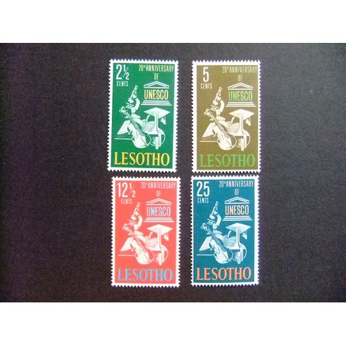 Lesotho 1966 Unesco Yvert 123 /26 * Mh