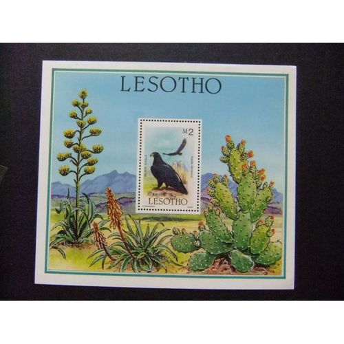 Lesotho 1986 Flora Y Fauna Flore Et Faune Aguila Yvert Bloc 34 ** Mnh