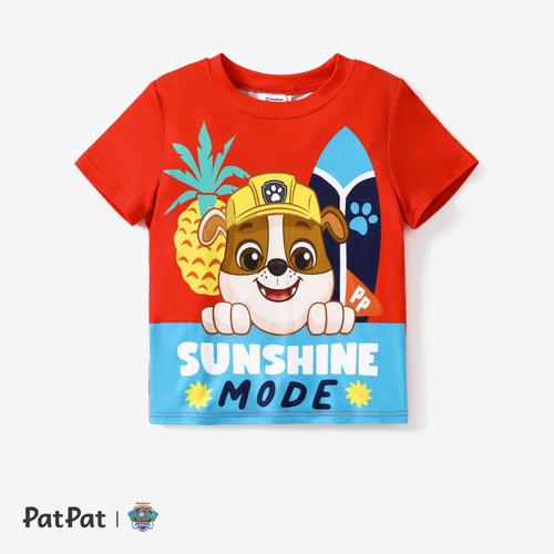 Paw Patrol Toddler Boys,Girls 1pc Summer Hawaii Style Character Print T-Shirt