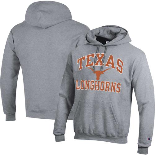 Sweat À Capuche Champion Texas Longhorns High Motor Gris Chiné Pour Homme