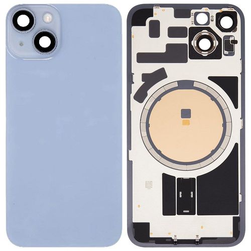Vitre Arrière Iphone 14 En Verre Coloris Violet Avec Magsafe Et Lentilles Photo