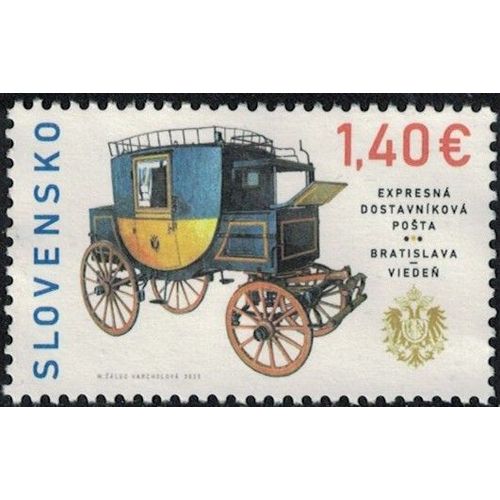Slovaquie 2023 Used Service De Diligence Express Bratislava Vienne Y&t Sk 881 Su