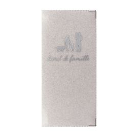 Etui livret de famille - Scintillant Blanc - Fabriqué en France - Porte papiers officiels