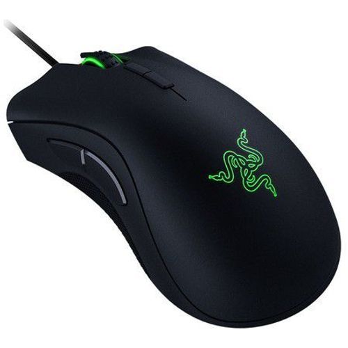 Souris filaire pour gamer Razer DeathAdder Elite Chroma - Droitier - Capteur optique 16000 dpi - 7 boutons programmables - Rétro-éclairage RGB