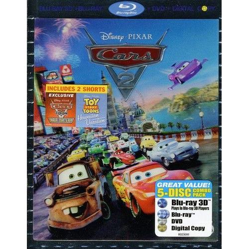 Cars 2 (3d) [Blu-Ray 3-D] With Blu-Ray, With Dvd, Widescreen, 3d, Ac-3/Dolby Digital, Digital Copy, Dolby, Digital Theater System, Dubbed, O-Card Packaging, Subtitled