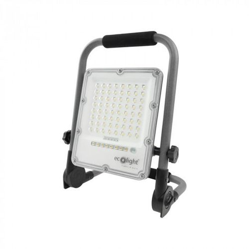 Projecteur Led Extérieur Chantier Atelier Avec Batterie 30w 5000k Ekolight