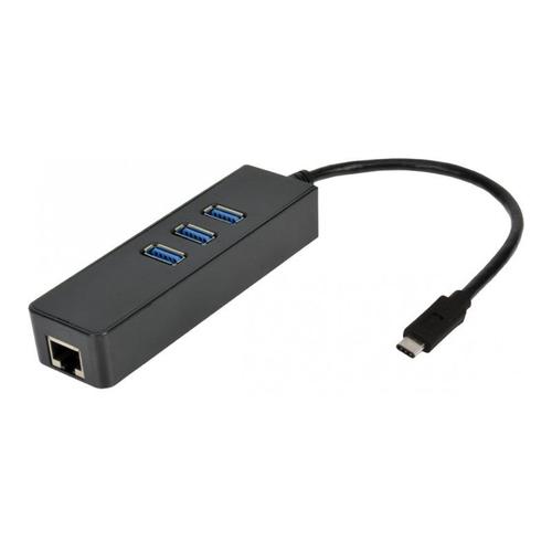 MCL - Adaptateur réseau - USB-C - USB 3.0 x 3