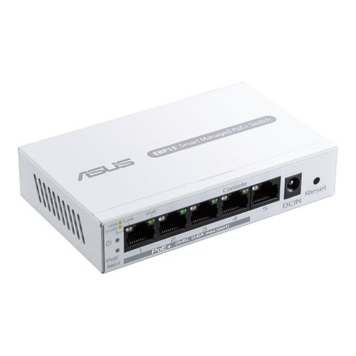 ASUS ExpertWiFi EBP15 - Commutateur - Géré - 5 x 10/100/1000 - de bureau - PoE+ (60 W)