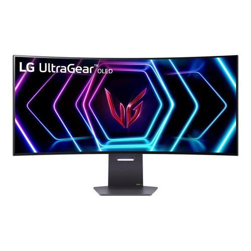 LG UltraGear 39GS95QE-B - Moniteur OLED - jeux - incurvé - 39" - 3440 x 1440 UWQHD @ 240 Hz - 275 cd/m² - 1500000:1 - DisplayHDR 400 True Black - 0.03 ms - 2xHDMI, DisplayPort