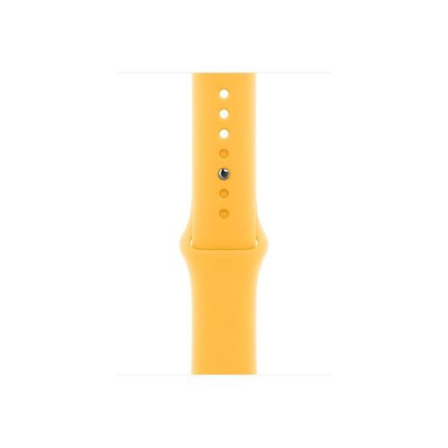 Apple - Bracelet Pour Montre Intelligente - 45 Mm - M/L (S'adapte Aux Poignets De 160 - 210 Mm) - Jaune Soleil