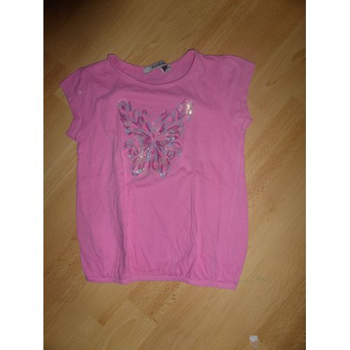 T-Shirt Tape À L 'oeil Coton 4 Ans Rose