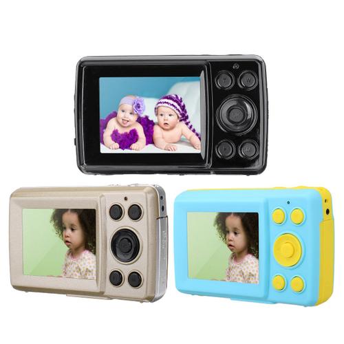 GZFR Mini appareil photo numerique HD camera video 2,4 pouces 16MP appareil photo pour enfants meilleur cadeau chasse en plein air, avec 8 Go, noir