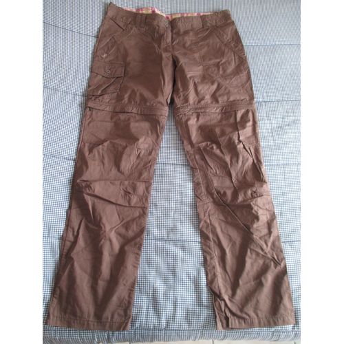 Pantalon & Short 2 En 1 Quechua Taille 46 Marron