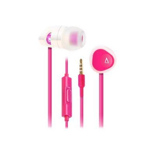 Creative MA200 - Micro-casque - intra-auriculaire - filaire - isolation acoustique - rose