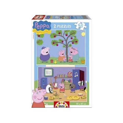 Puzzle Disney Peppa Le Cochon / Peppa Pig - 2 X 48 Pieces - Educa