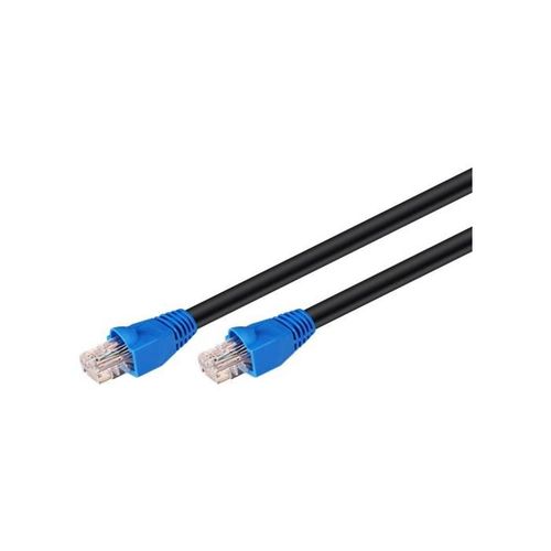 RJ45 réseau câble de raccordement CAT 6 U/UTP [1x RJ45-prise mâle - 1x RJ45-Stecker] 50 m noir Goobay