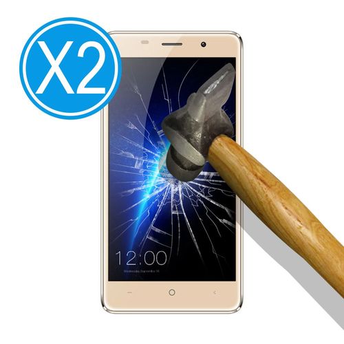Woowcase, Film Protection [ Leagoo M5 ] En Verre Trempé, Leagoo M5 Protection Écran Pack 2