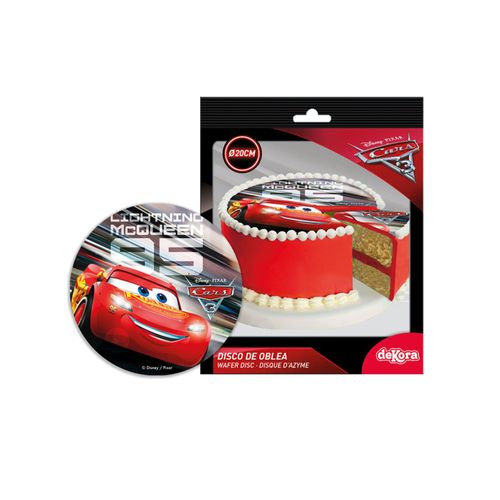 Disque Azyme Cars 20 Cm Taille Unique