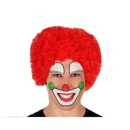 Atosa Perruque Clown Rouge