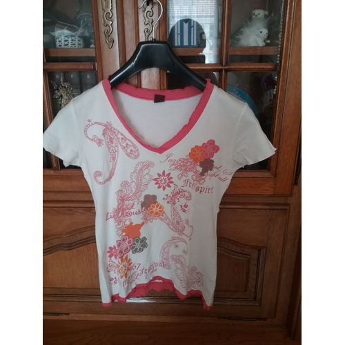 T-Shirt Blanche Porte