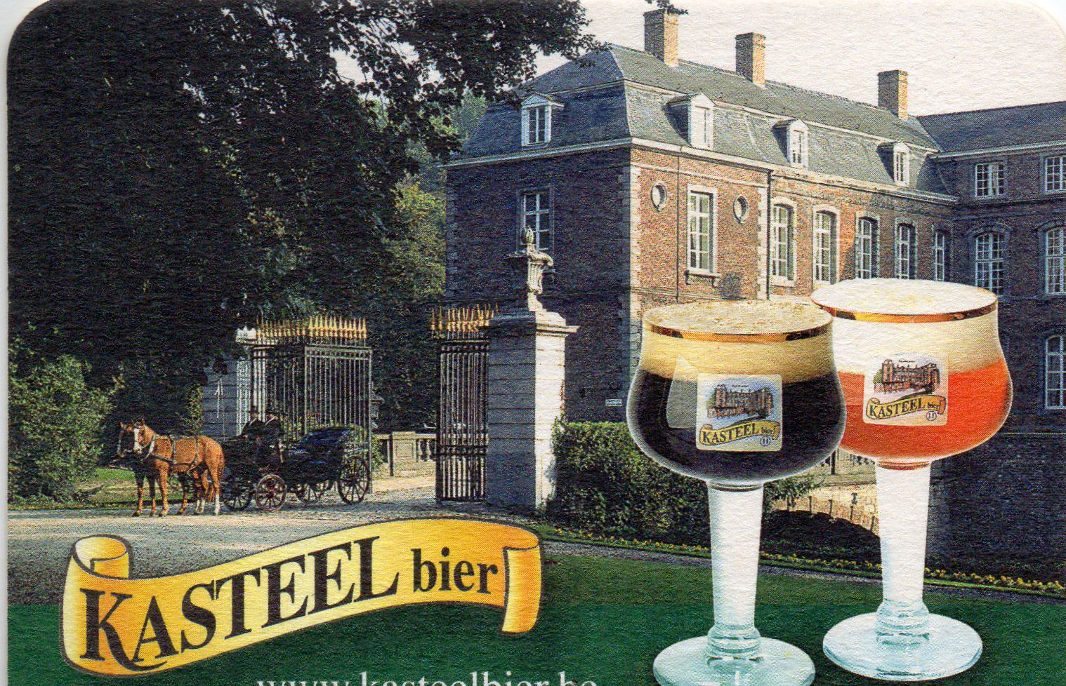 Sous Bock De Biere Belge Kasteel Bier