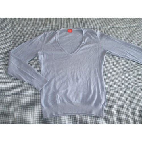 Pull Col V Esprit Taille Xl Bleu Clair