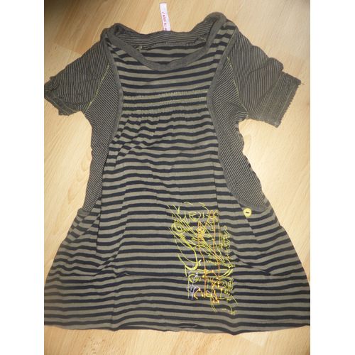 Robe Miss Là Voilà Viscose 3 Ans Gris