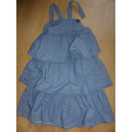 Robe Okaou Coton 5 Ans Bleu