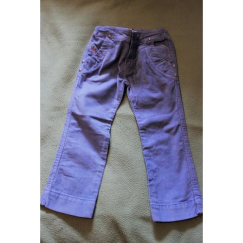 Pantalon Diesel Velours 3 Ans Bleu Clair