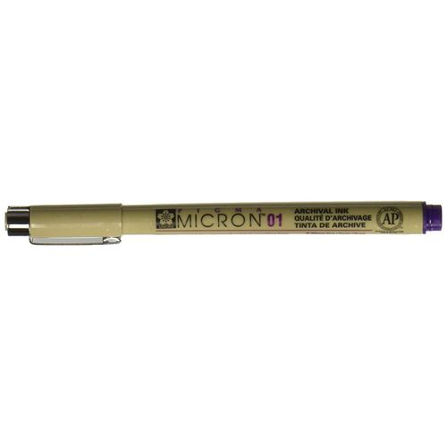 Sakura Feutre Fineliner Pigma Micron 01 Pte 0,25 Mm Violet